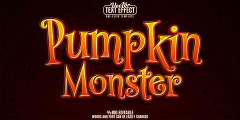 Wall Mural - halloween editable text effect, customizable spooky and scary 3d font style
