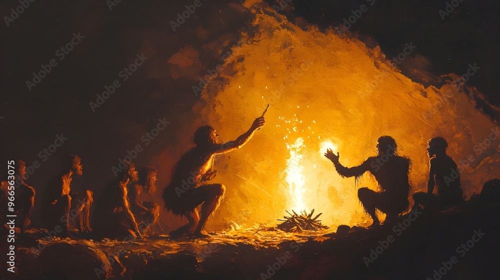 Pivotal Moment in Human Evolution Early Humans Discover the Power of ...