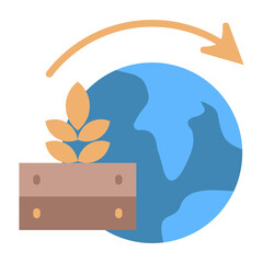 Sticker - Agricultural Exports Icon