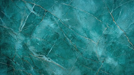 Polished stone texture on a deep green marble background, fine veins and natural patterns