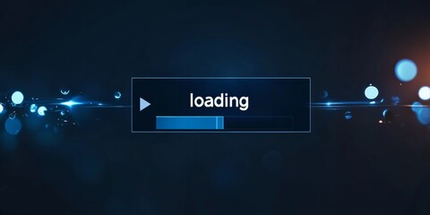 Minimalistic Modern Video Player Interface with 
