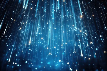 Wall Mural - The image is a blue and yellow sky with a lot of stars