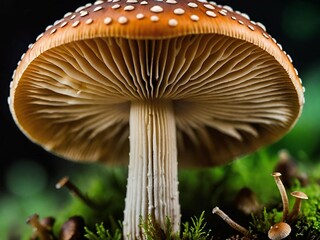 Wall Mural - mushrooms in the forest