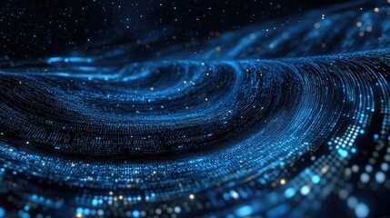 Binary code abstract pattern