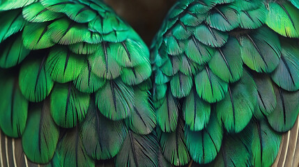 Wall Mural - Exotic Bird Feather Macro