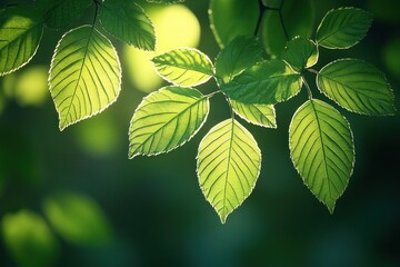 Poster - Sunlight Through Leaves