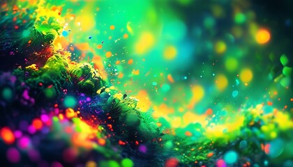 abstract colorful background with bubbles