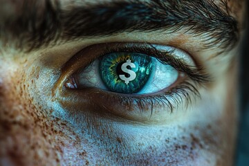 Canvas Print - Money in the Eyes