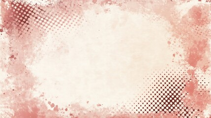 Wall Mural - Abstract Background with Red and White Polka Dot Pattern