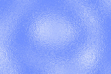 Glass Effect background. Blue foil glass texture background. Abstract gradient bright light reflection and shiny rough texture surface