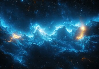 Wall Mural - Cosmic Clouds and Stars