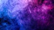 © AURA COLLECTIONS - Abstract Purple and Blue Smoke Background.