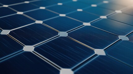 Intricate Design of Photovoltaic Cells: A Detailed Close-Up of Internal Wiring for Peak Efficiency