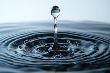 Poster - Water Drop Impacting the Surface