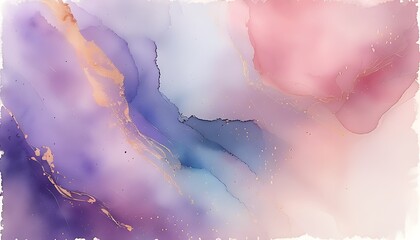 abstract watercolor background with ice