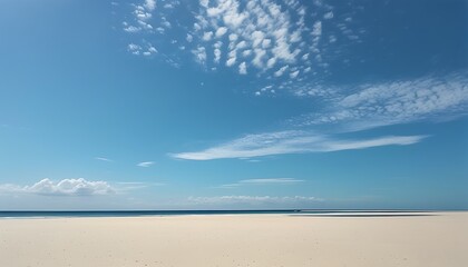 Wall Mural - beach and blue sky