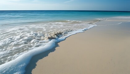 waves and sand