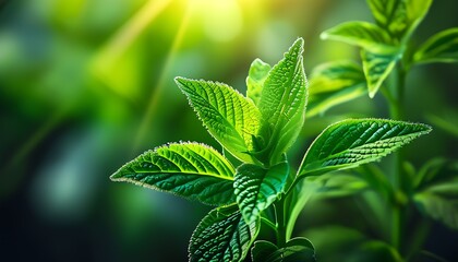 Canvas Print - close up of nettle