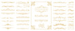 © TWINS DESIGN STUDIO - Wedding invitation frame design element vector set.