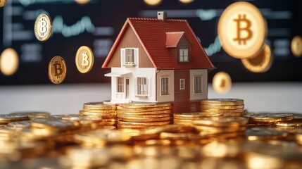 Canvas Print - The Future of Real Estate: A Crypto Revolution
