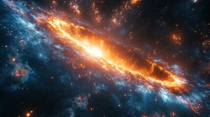 Wall Mural - Cosmic Firestorm