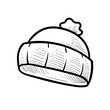 © nikagraphic - beanie handdrawn illustration