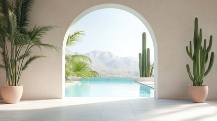 Wall Mural - Poolside Paradise
