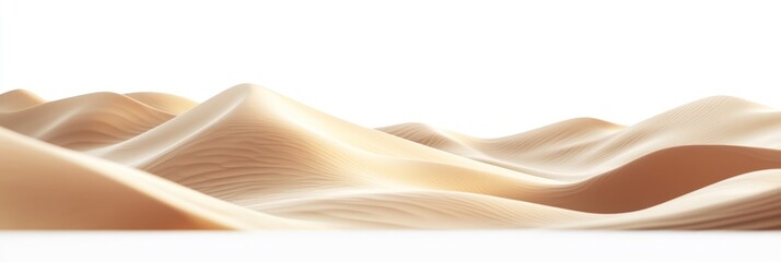 Poster - Abstract Wavy Sand Dune Landscape