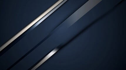 Wall Mural - Abstract Dark Blue and Silver Diagonal Stripes Background