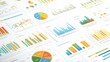 © BOJOShop - Financial Data Analysis  Charts  Graphs and Diagrams on Paper