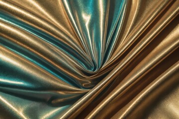 Wall Mural - processed collage of iridescent fabric trendy cloth holographic texture