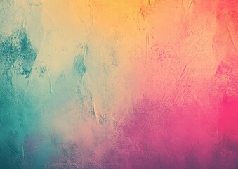 Wall Mural - pastel grunge frame with colorful texture and soft gradient background ideal for design projects pap