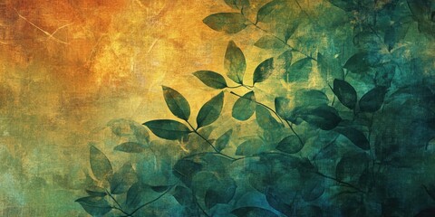 Canvas Print - beautiful abstract foliage image suitable for various art projects