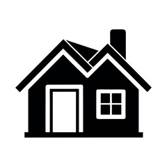 Sticker - House icon vector  art illustration