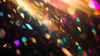 © World War III - Abstract blurred color light spots lens glass or crystals flare bokeh