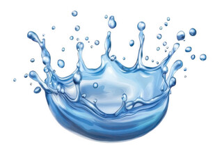 water splash. transparent background
