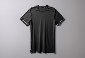 black t-shirt mockup.generative ai