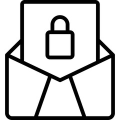 Poster - email secure icon