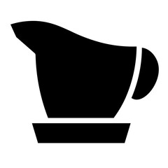 Poster - Gravy Boat Butter Glyph Icon