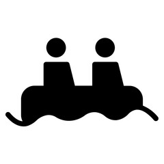 Poster - Kid Boat Ship Glyph Icon