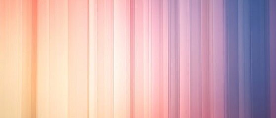 Canvas Print - A colorful stripe of light pink, yellow, and blue