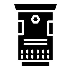 Sticker - Electric Home Filter Glyph Icon