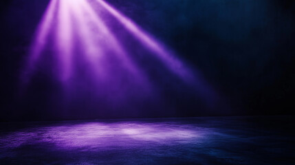 Wall Mural - Purple spotlight background