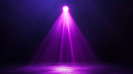 Canvas Print - Purple spotlight background