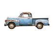 © Ivan - a blue truck with rust on the side