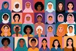 © Michael - Diversity in Illustration Showcasing Women from Different Backgrounds for International Women's Day