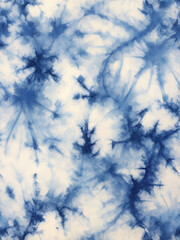Wall Mural - blue tie dye pattern 1