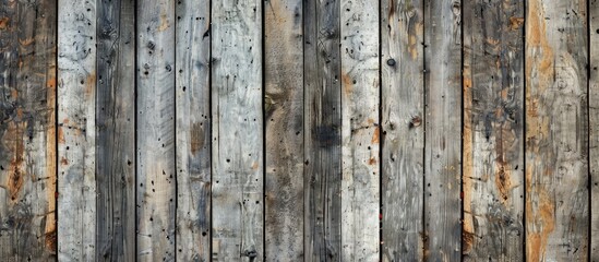 Poster - Vintage styled wooden planks for walls and floors creating a rustic background ideal for architectural construction or interior design projects with copy space image