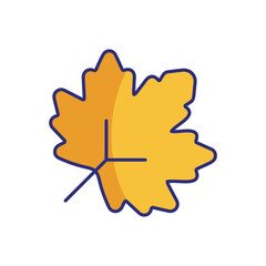 Wall Mural - Leaf vector icon