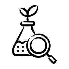 Sticker - Agricultural Research Icon